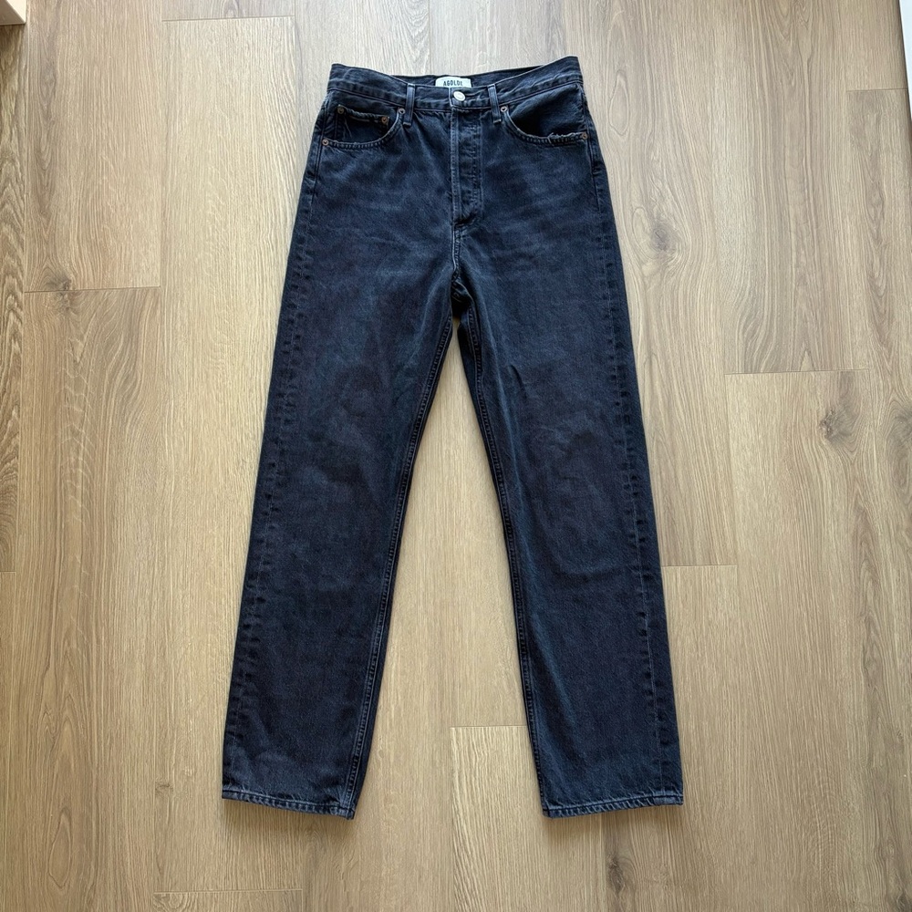 Agolde 90'S pinch waist crop jeans (waist: 28”)